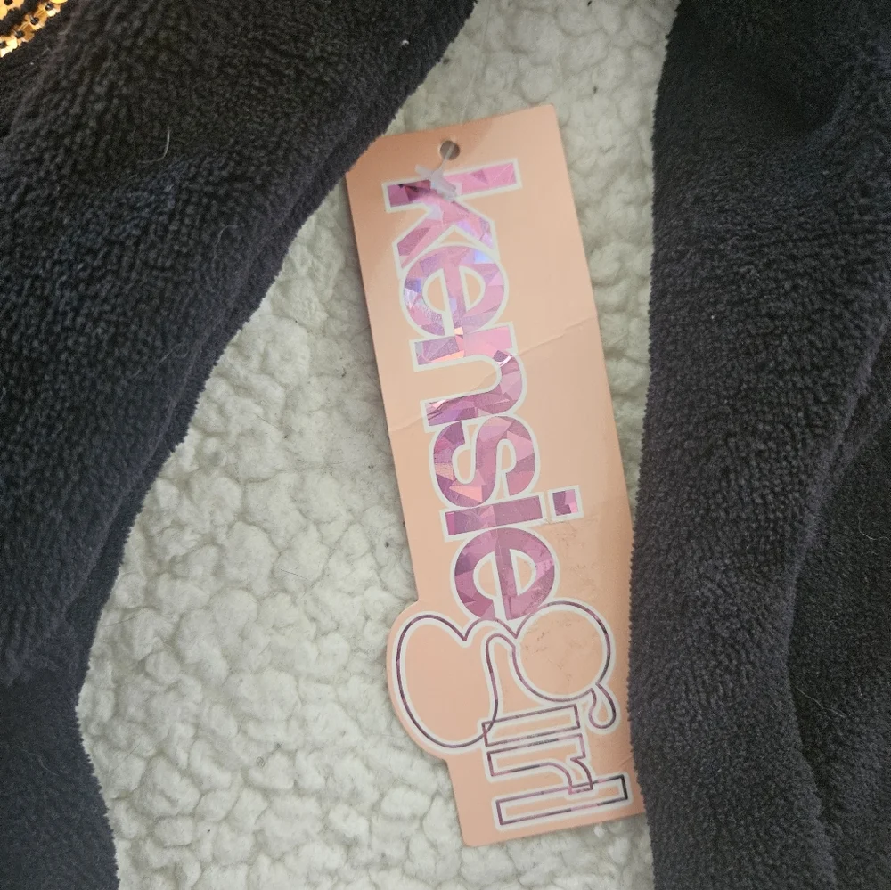 Kensie Girl black pumpkin sweater and orange & black polka dot pants size 4T‎